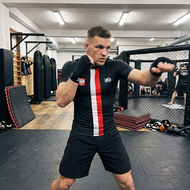 Phantom Athletics Rashguard Team Poland - Zwart/Rood/Wit