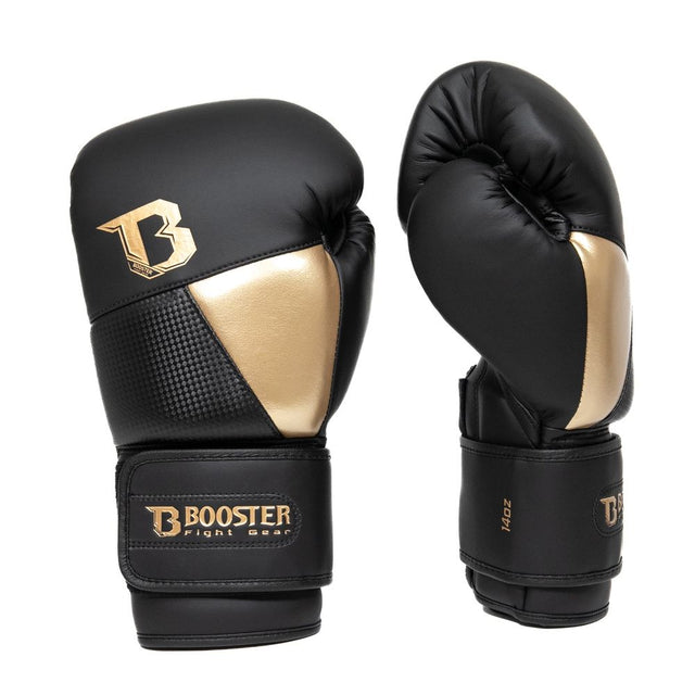 Booster Boxhandschuhe BG 'XXX' – Schwarz/Gold