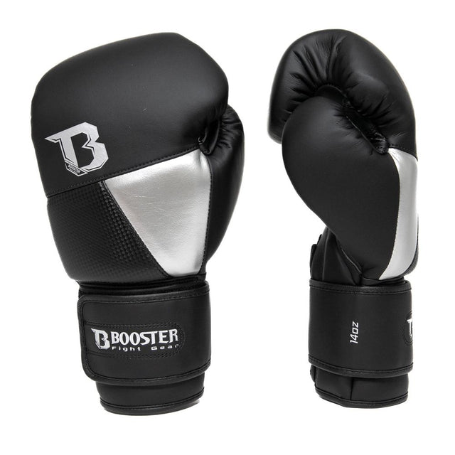 Booster Boxhandschuhe BG 'XXX' – Schwarz/Silber