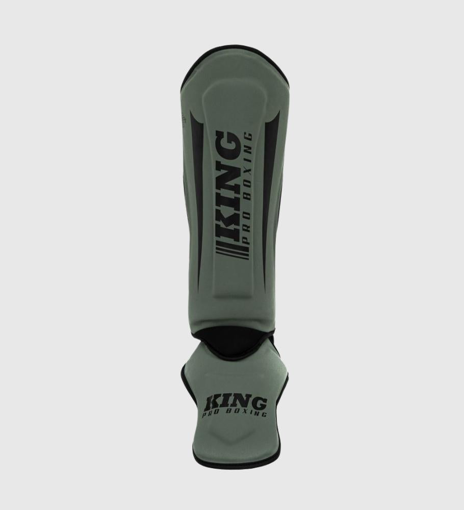 Protège-tibias King Pro Boxing Revo - Kaki/Noir