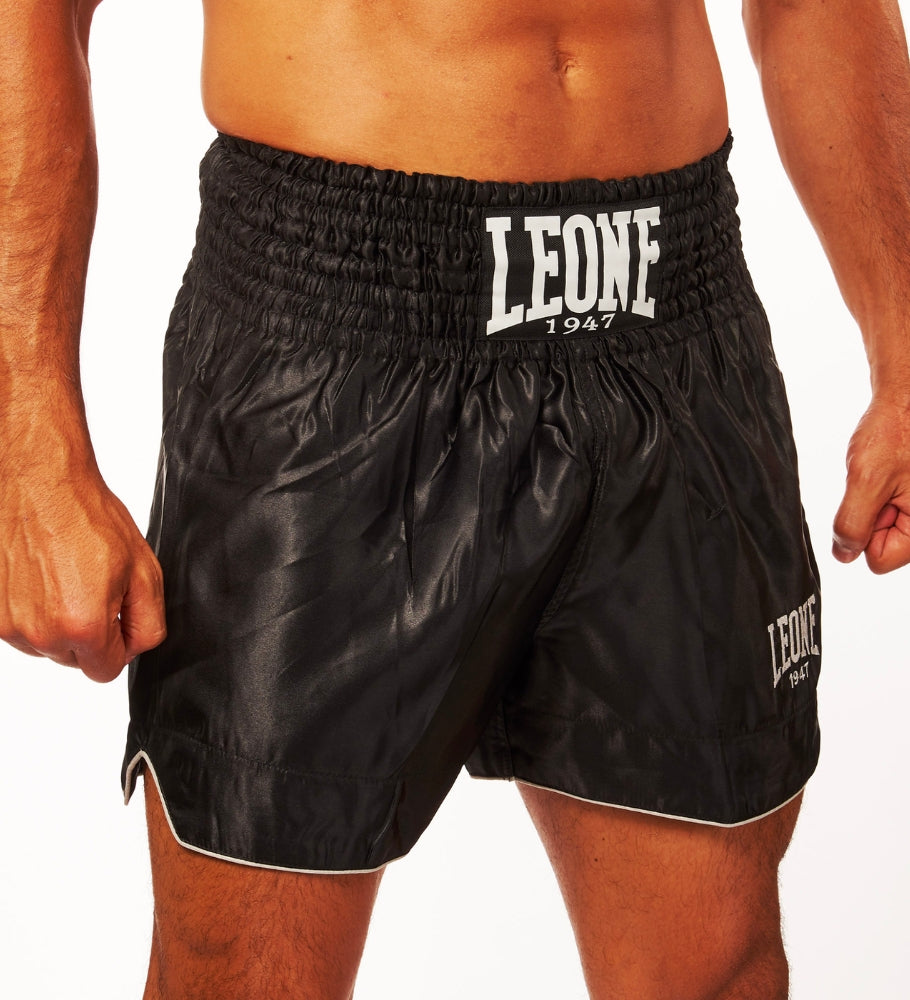 Shorts de Muay Thaï Leone Basic - Noir