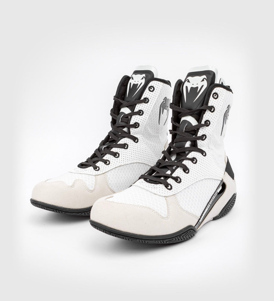 Chaussures de boxe Venum Elite – Blanc/Noir