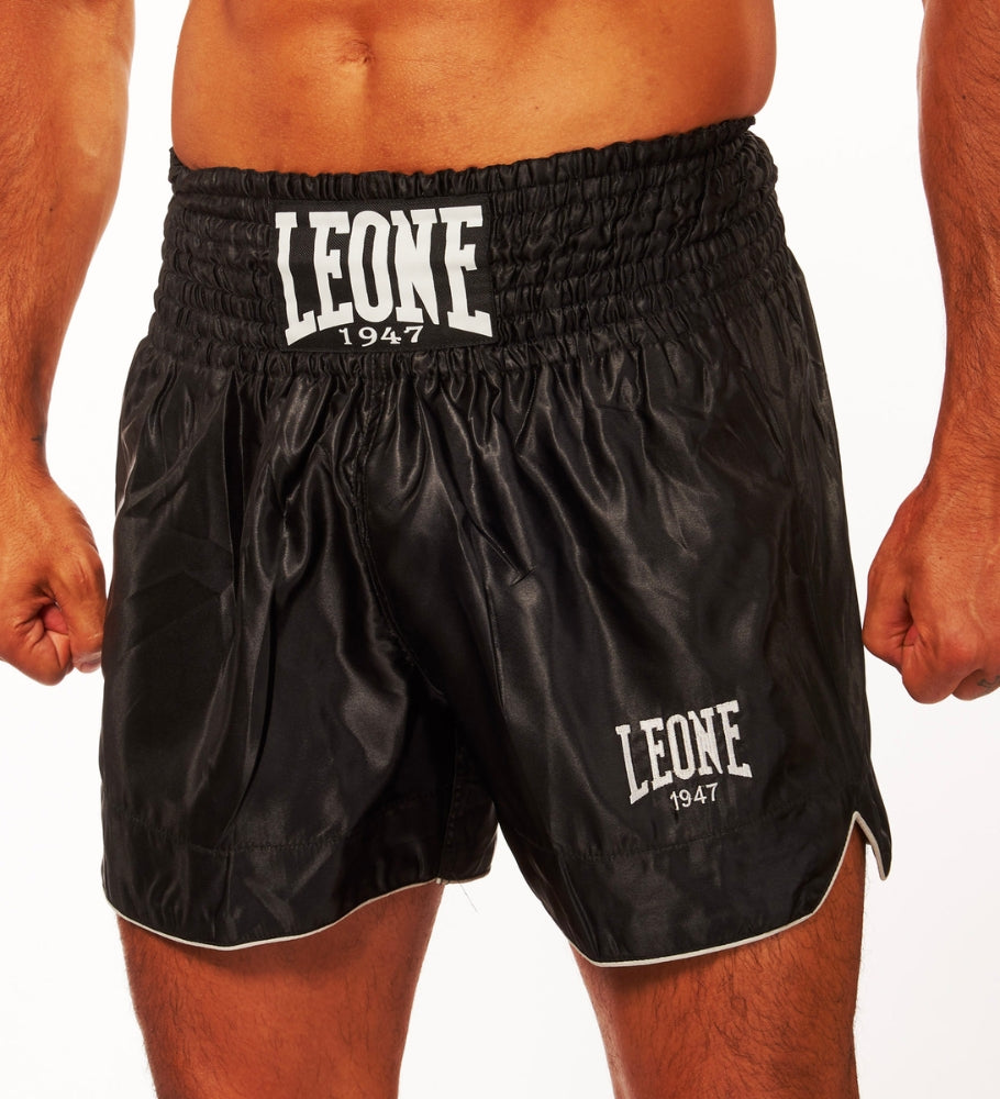 Shorts de Muay Thaï Leone Basic - Noir