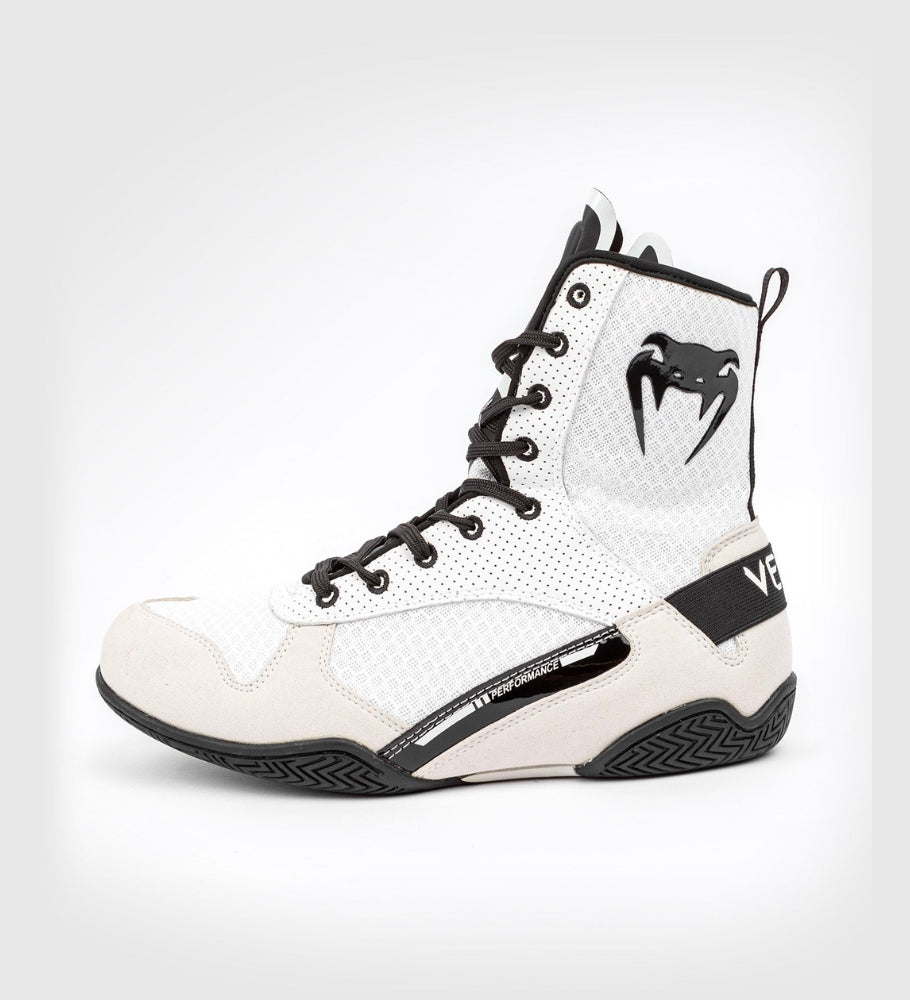 Chaussures de boxe Venum Elite – Blanc/Noir