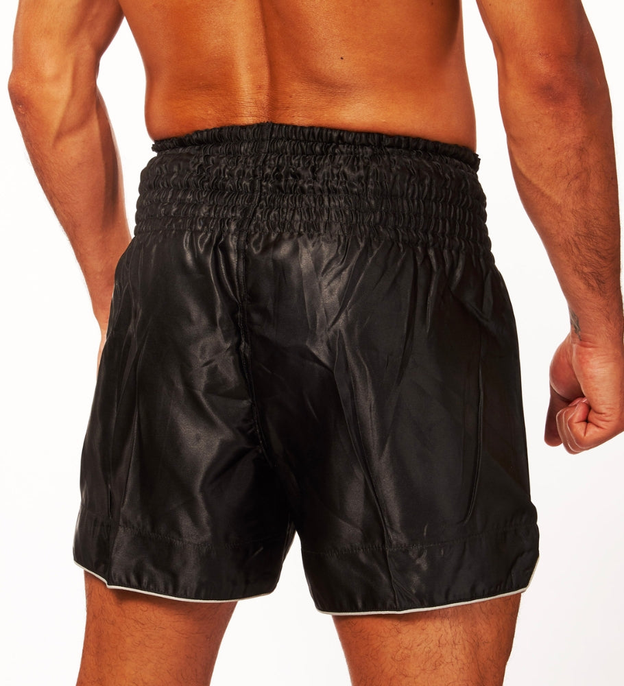 Shorts de Muay Thaï Leone Basic - Noir