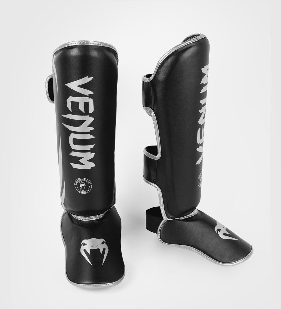 Protège-tibias Venum Challenger - Noir/Argent