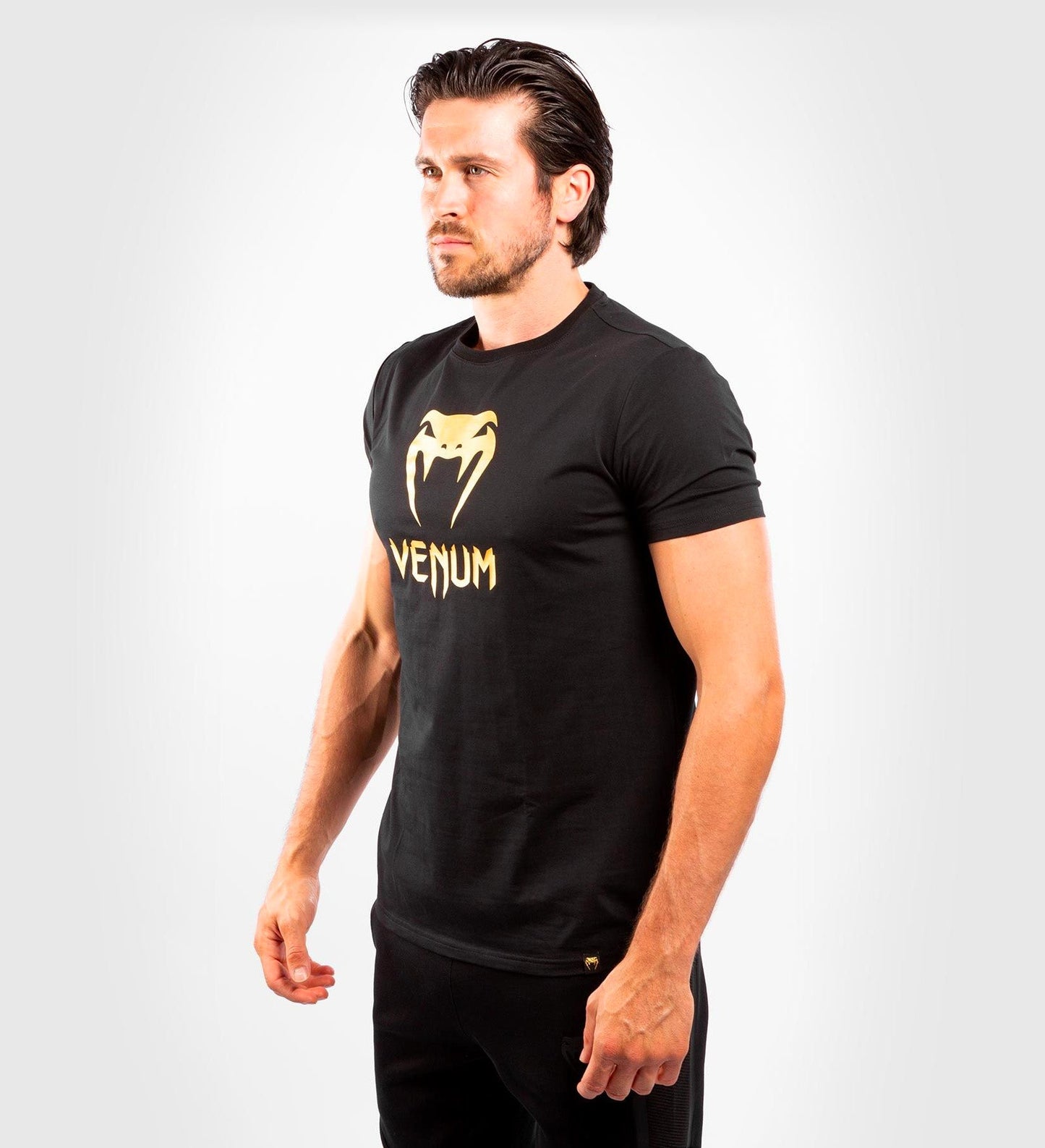 T-shirt Venum Classic - Noir/Doré