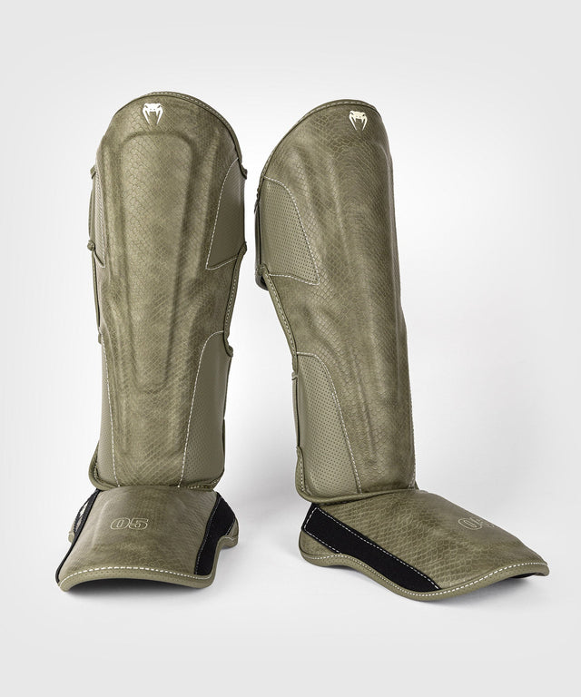 Venum Shin Guards Impact Evo Scales – Army Green