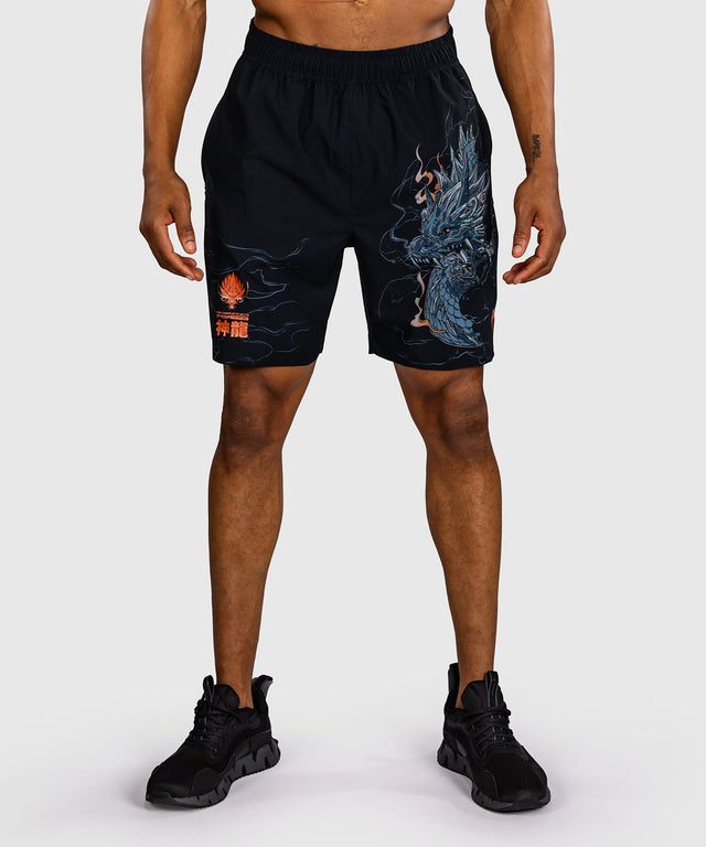 Venum Trainingsshorts Thunder Dragon - Zwart/Grijs/Koper