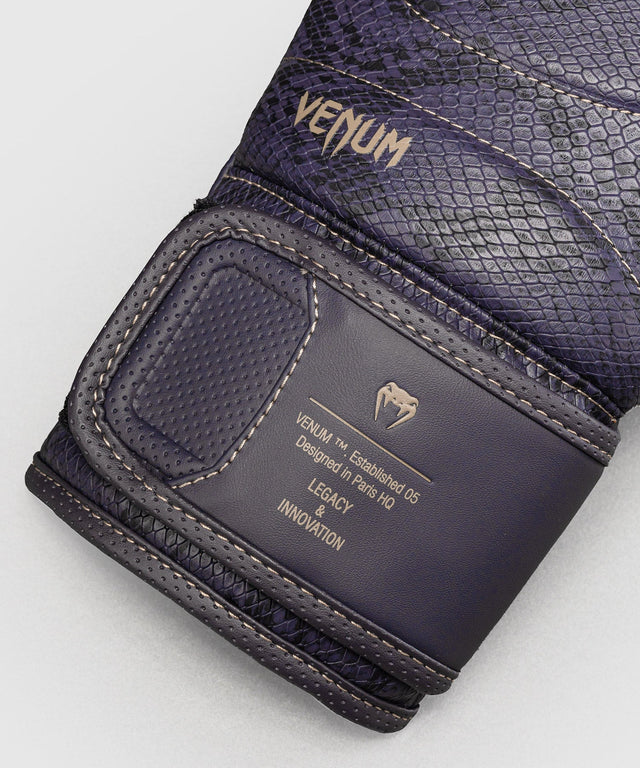 Venum Impact Evo Scales Boxing Gloves – Dark Purple