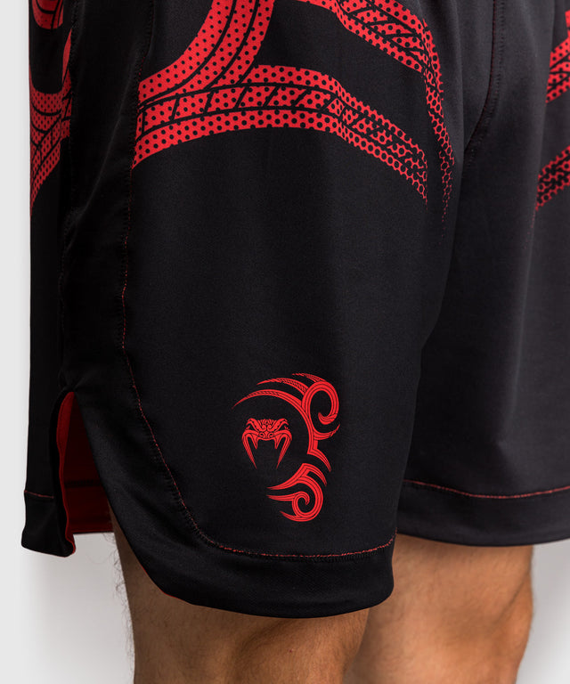Shorts de boxe Venum x Mike Tyson Tiger – Noir/Rouge