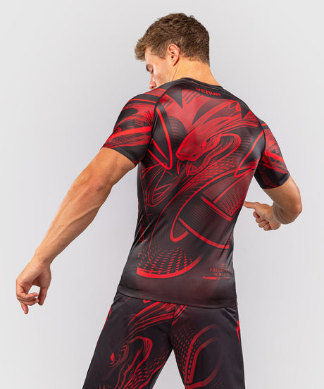 Venum Rashguard Crimson Viper 2.0 Korte Mouwen – Sort/Rød