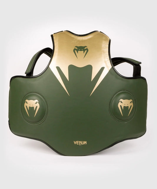 Body protector Venum Pro Boxing - Vert kaki/Doré
