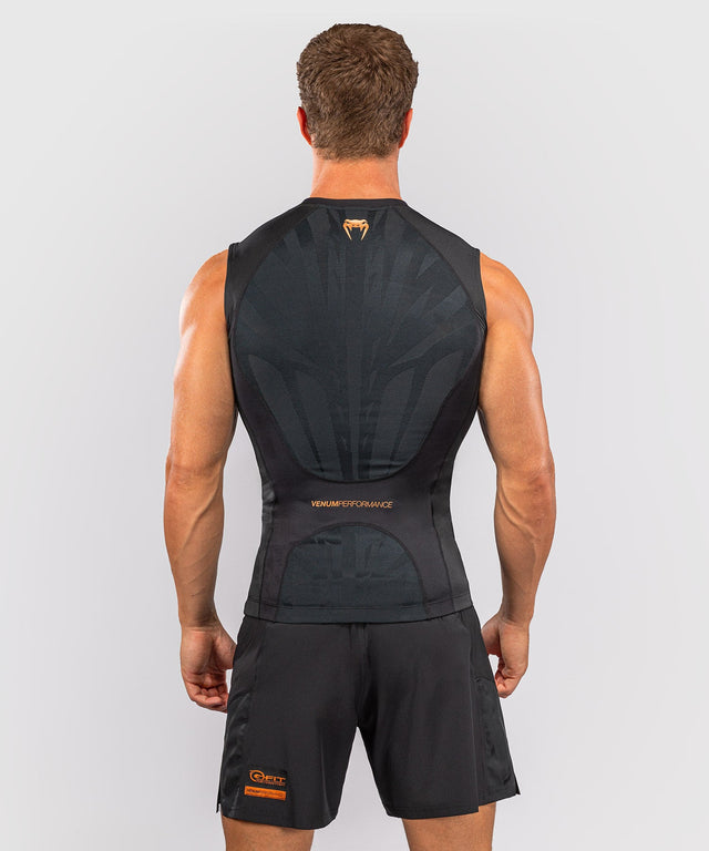 Venum Rashguard G-Fit Revolution Uden ærmer – Sort/Kobber