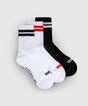 Venum Adrenaline Socks 3-Pack – Black/White/Red