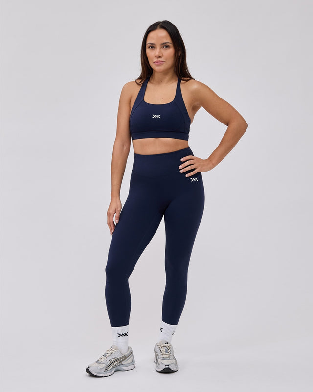 Leggings Caged Essential – Azul marino