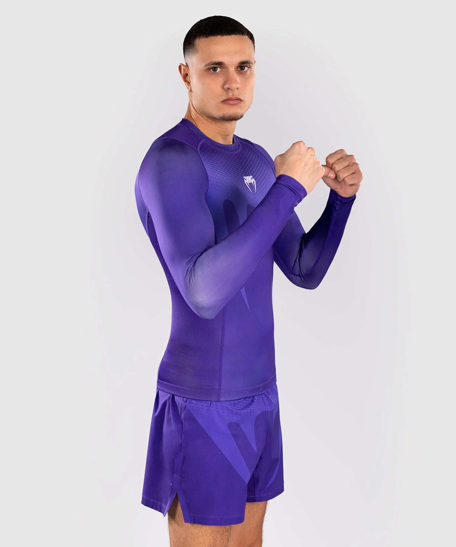 Rashguard Venum No Gi Maniche lunghe – Viola
