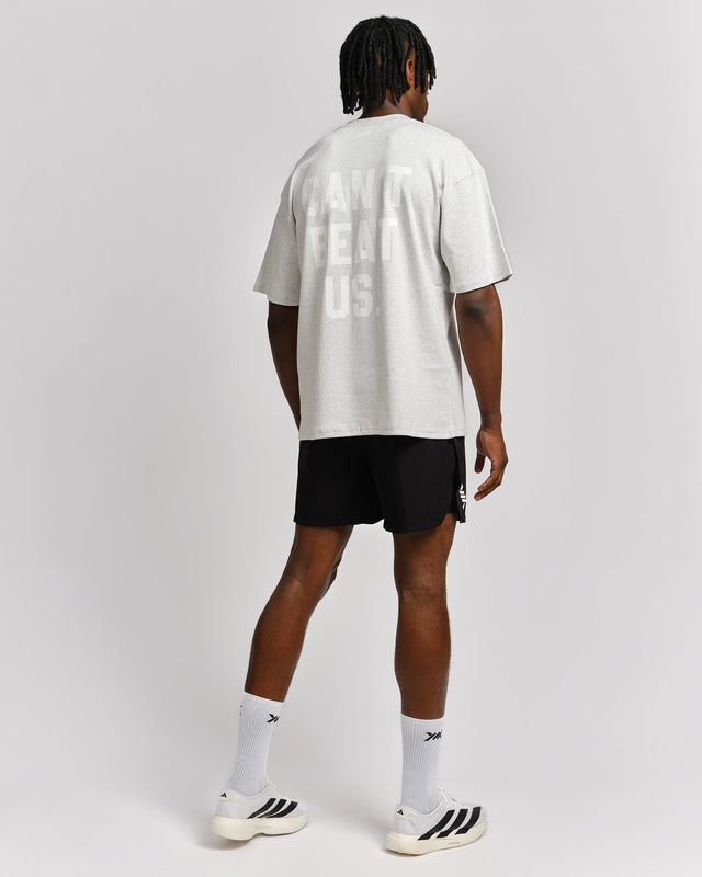T-shirt Caged 'CBU' – Grigio chiaro