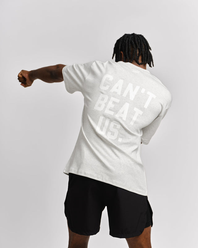 T-shirt Caged 'CBU' – Grigio chiaro
