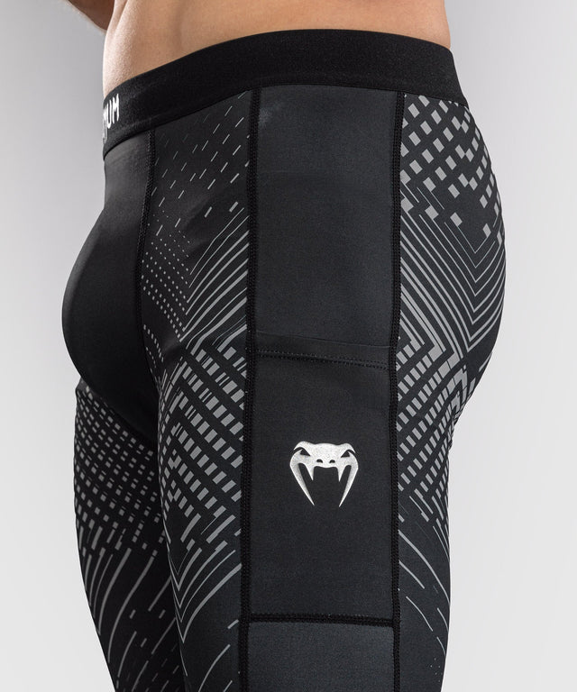 Mallas de compresión Venum Midnight Fury – Negro/Gris/Plata