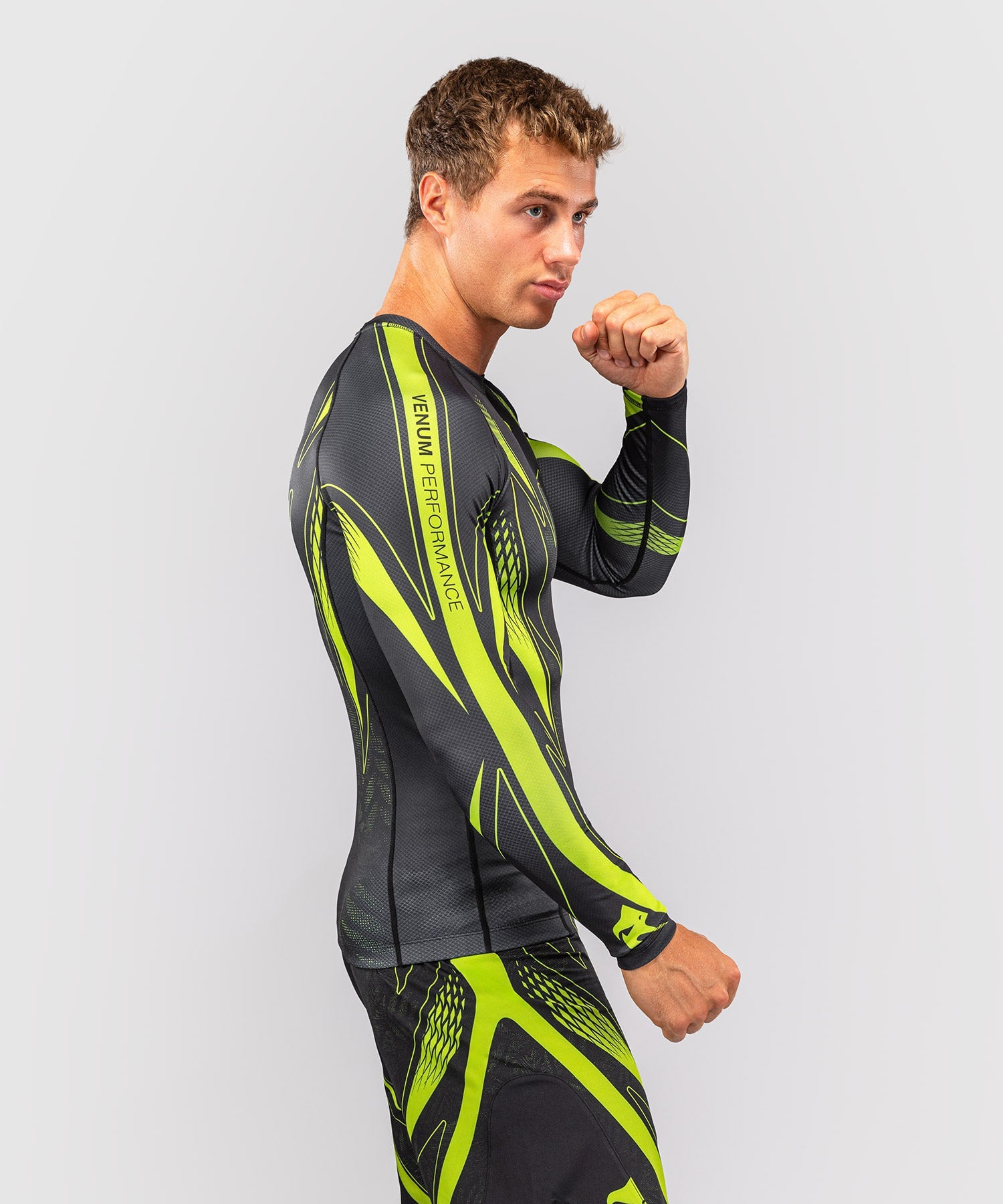 Venum Rashguard Amazonia Reborn Lange Mouwen - Zwart/Groen