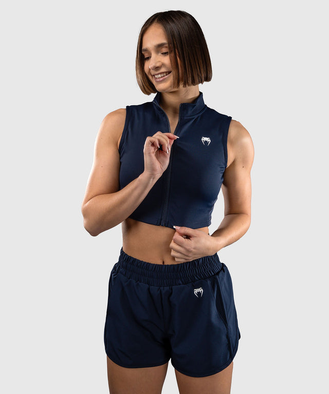Venum Crop Top Sculpt Shape Dames - Marineblauw