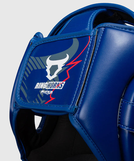 Casco da boxe Ringhorns Charger – Blu navy/Rosso