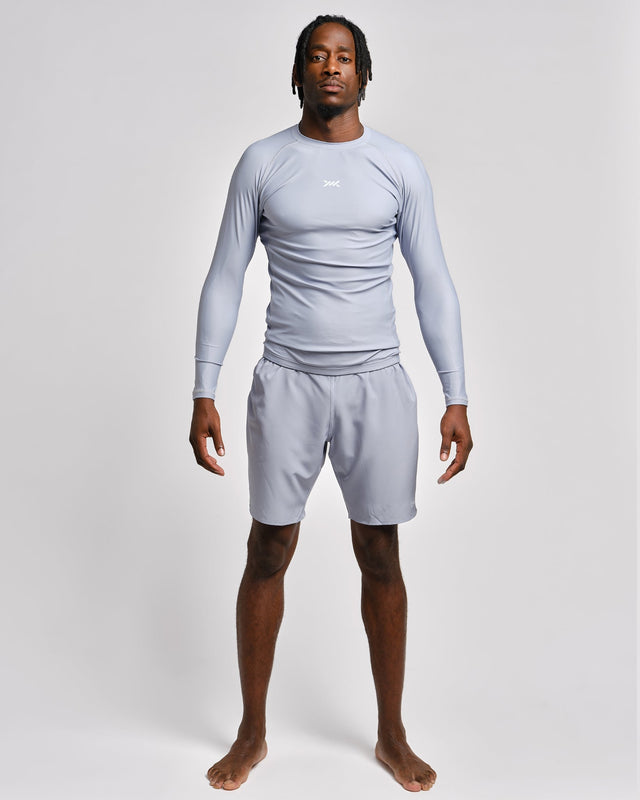 Caged Tactical Rashguard Lange Ärmel – Gunmetal Grey
