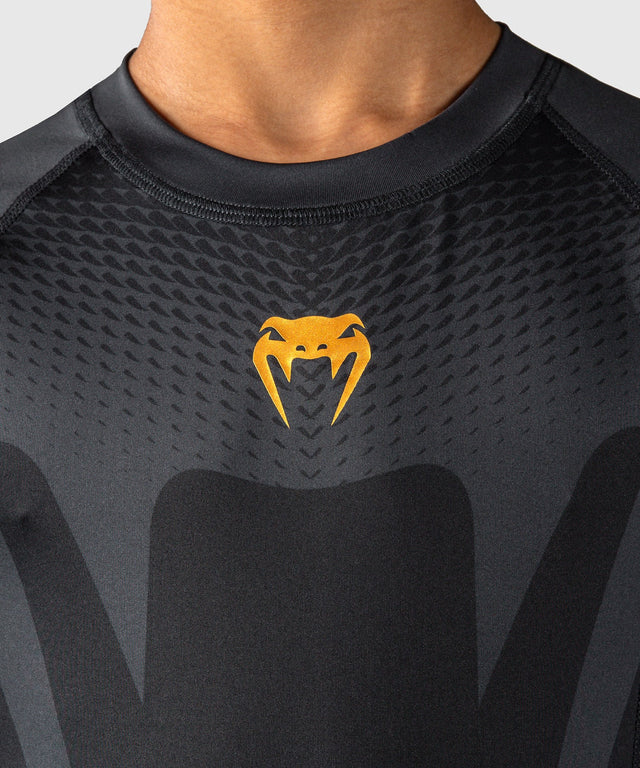 Rashguard Venum Attack Maniche Lunghe Bambini – Nero/Oro