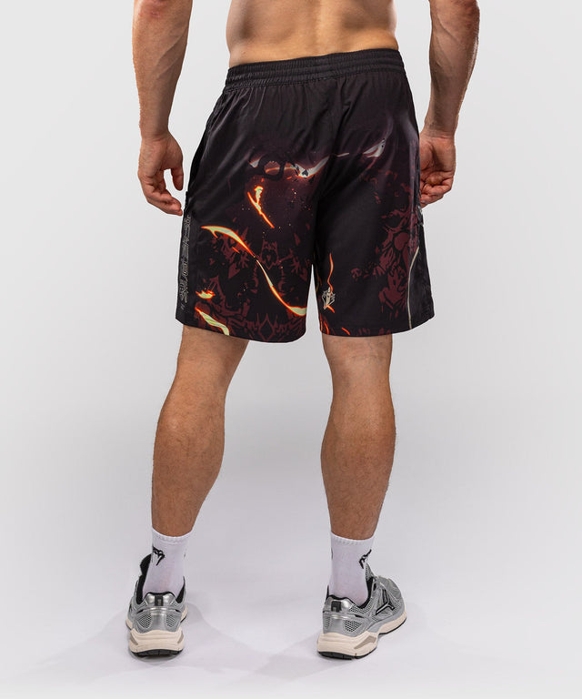 Pantaloncini da allenamento Venum Sukuna – Nero/Beige chiaro