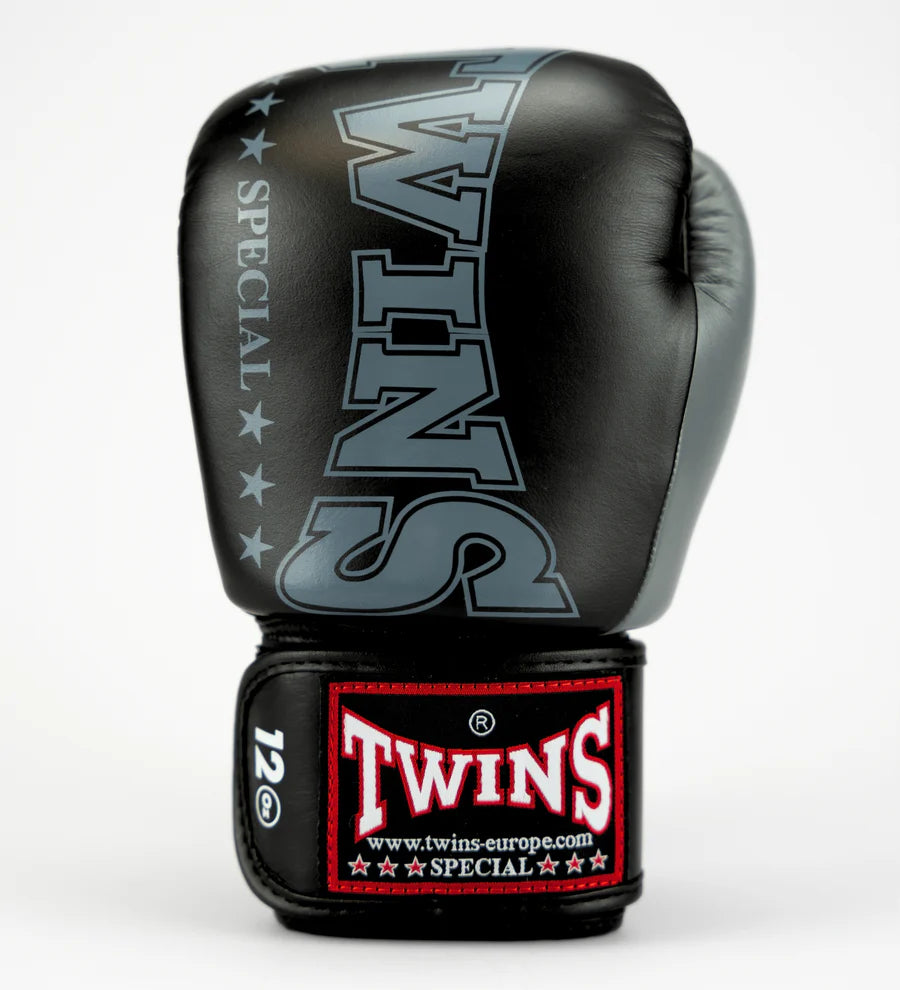 Gants de boxe Twins BGVL8 - Noir/Gris