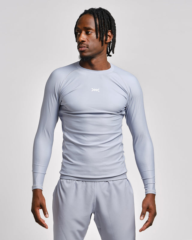 Caged Tactical Rashguard Lange Ärmel – Gunmetal Grey