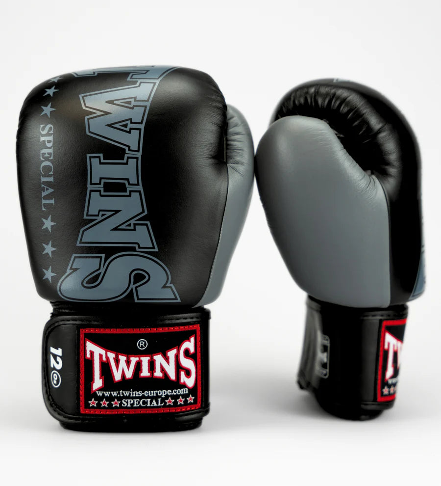 Gants de boxe Twins BGVL8 - Noir/Gris