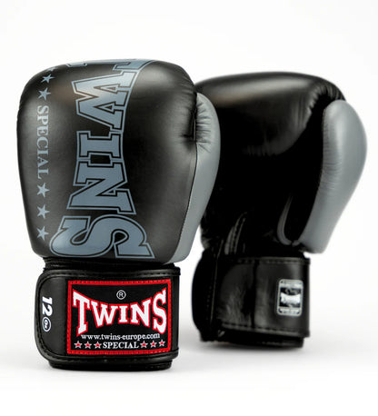 Gants de boxe Twins BGVL8 - Noir/Gris