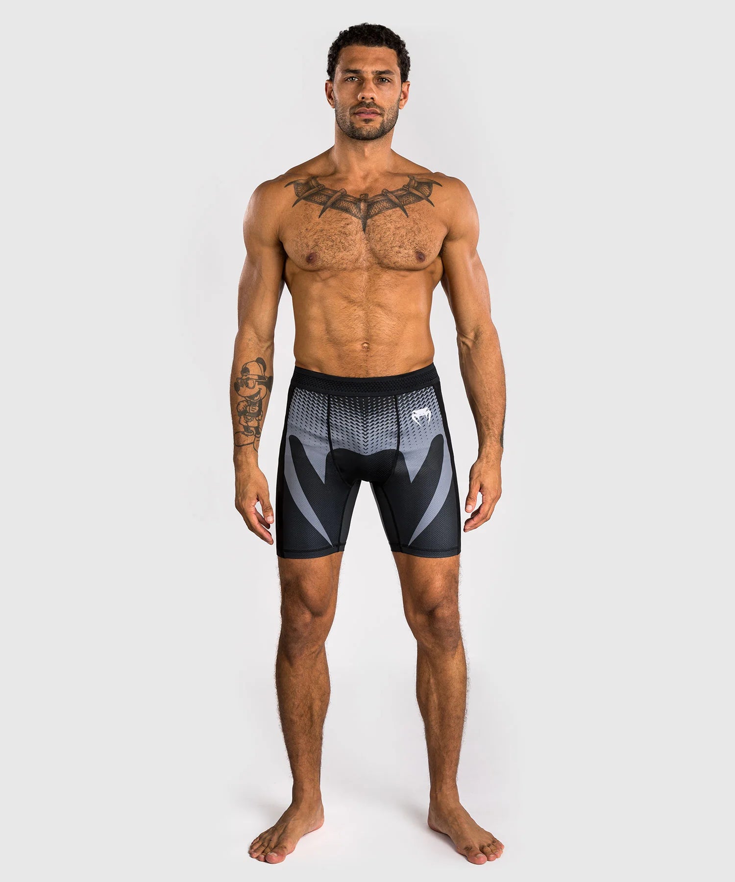 Venum No Gi Vale Tudo Shorts - Black/Silver