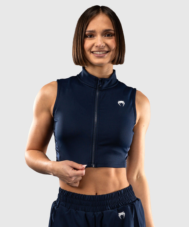 Venum Crop Top Sculpt Shape Dames - Marineblauw
