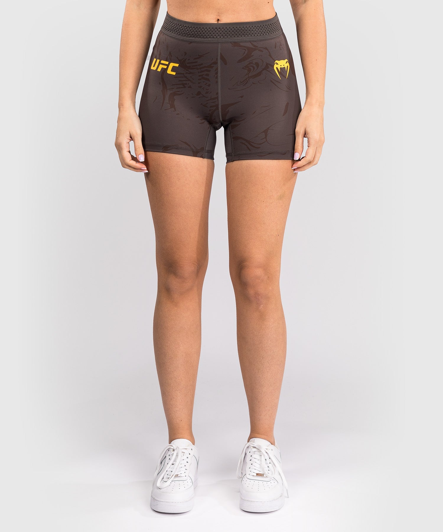 Pantaloncini a compressione Venum UFC Fusion da donna Fight Week - Marrone