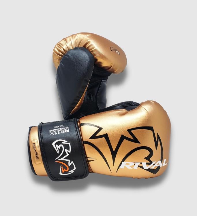 Gants de boxing Rival RS11V Evolution - Doré/Noir