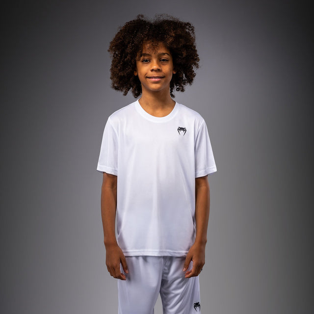 Venum T-Shirt Lineup Kurzarm Kinder – Weiß/Schwarz