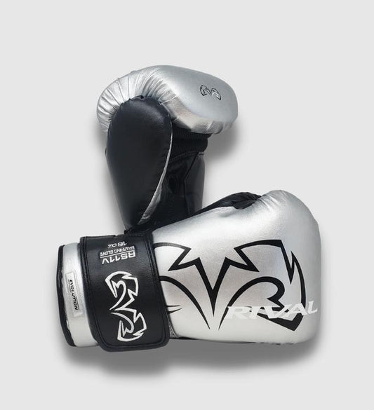 Gants de boxe Rival RS11V Evolution - Argent/Noir