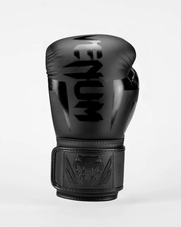 Venum Boxhandschuhe Elite – Schwarz/Schwarz