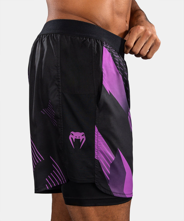 Pantaloncini a compressione Venum No-Gi 6.0 – Nero/Viola