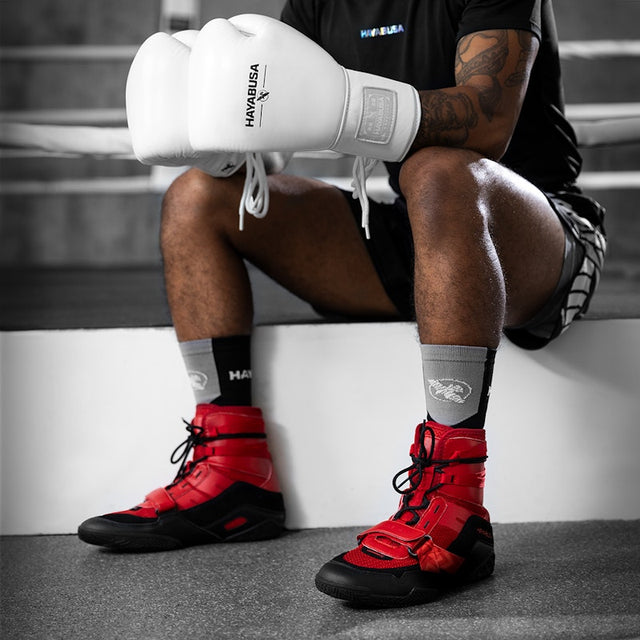 Scarpe da boxe Hayabusa Strike – Rosso/Nero
