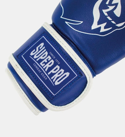 Gants de boxe Super Pro Talent Kids - Bleu/Blanc