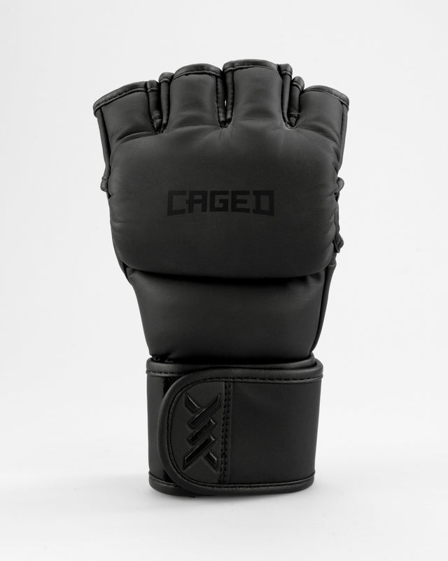 Caged MMA handschoenen Shadow - Mat Zwart
