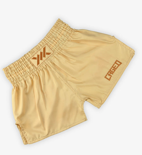 Shorts de Muay Thai Caged Classic – Peach femme