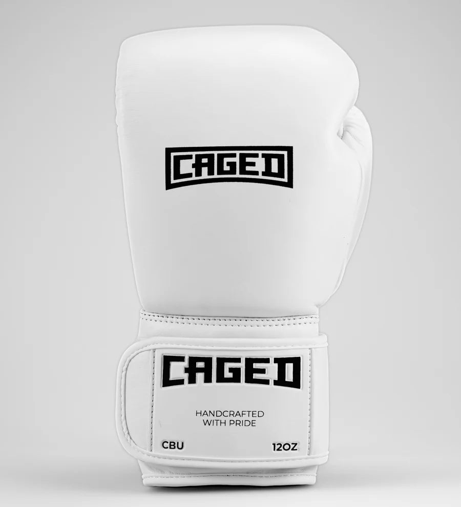 Gants de boxe Caged 'X' Series - Blanc/Noir