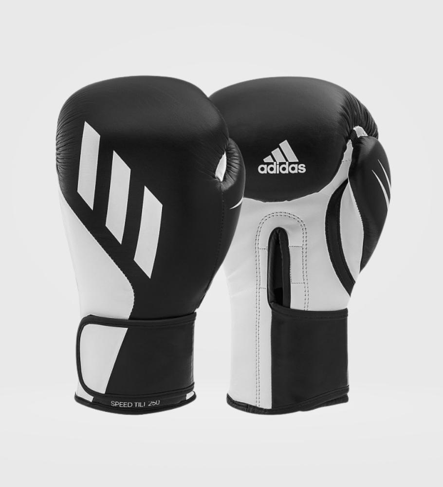 Gants de boxe Adidas Speed TILT 250 - Noir/Blanc