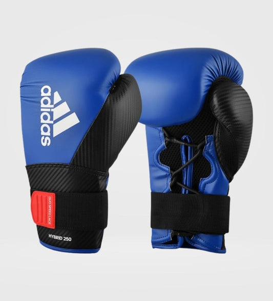 Gants de boxe Adidas Hybrid 250 - Bleu/Noir