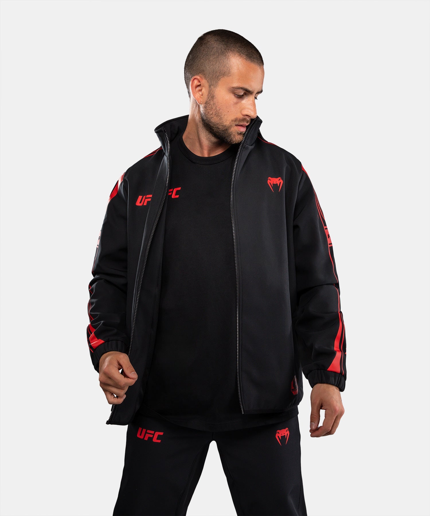 Sweat à capuche Venum UFC Unity avec fermeture éclair homme – Noir